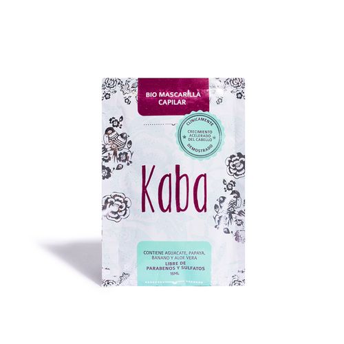 Sachet de Bio Mascarilla Capilar  Kaba 15 ML